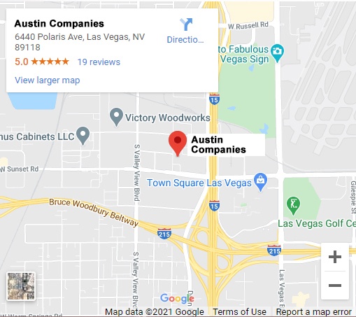map of Austin Companies building location